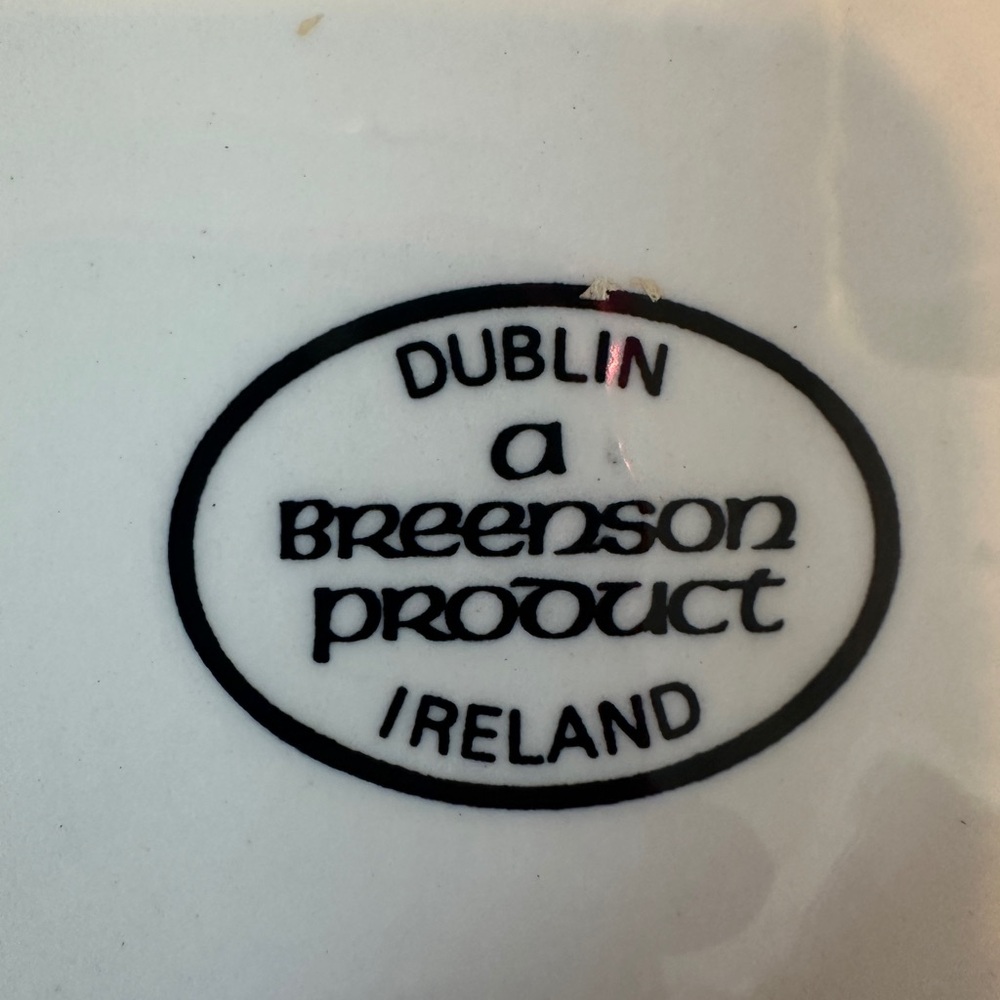 VINTAGE “CITIES OF IRELAND”SOUVENIR CERAMIC PLATE 9” A BREENSON PRODUCT DUBLIN - Picture 5 of 5